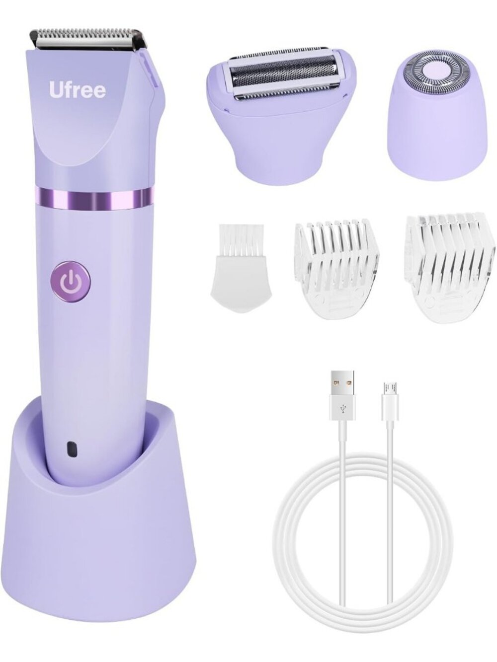 3-in-1 Electric Bikini Trimmer & Body Hair Razor for Women - Smooth & Easy